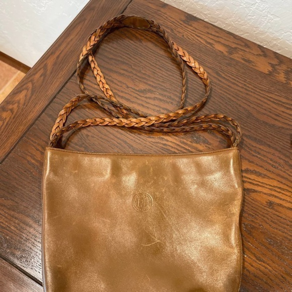 Vintage leather, Fendi bucket Crossbody bag